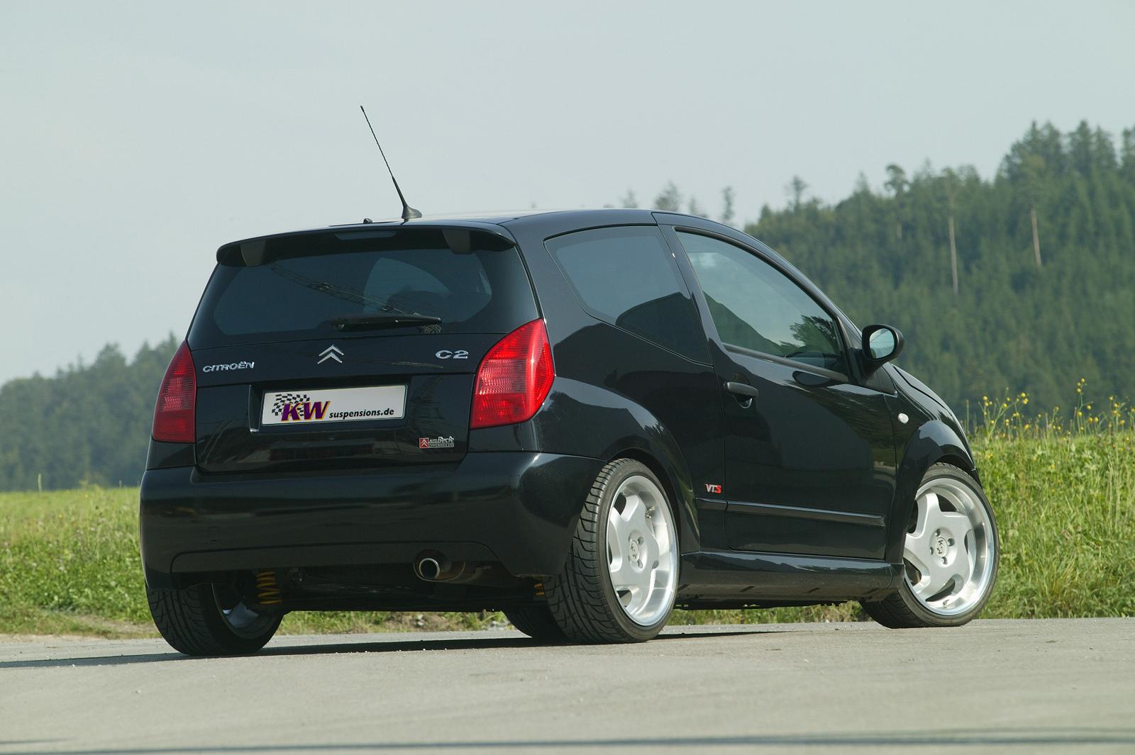 KW Coilover suspension V2 inox CITROEN C2 (JM_) 07/2003-09/2017