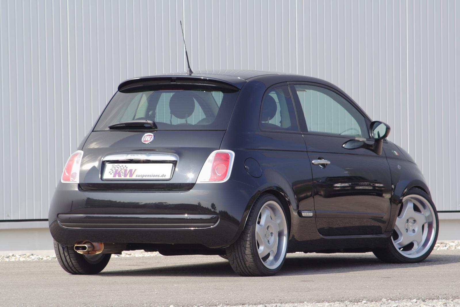 KW Coilover suspension V1 inox FIAT 500 (312_) 07/2007-