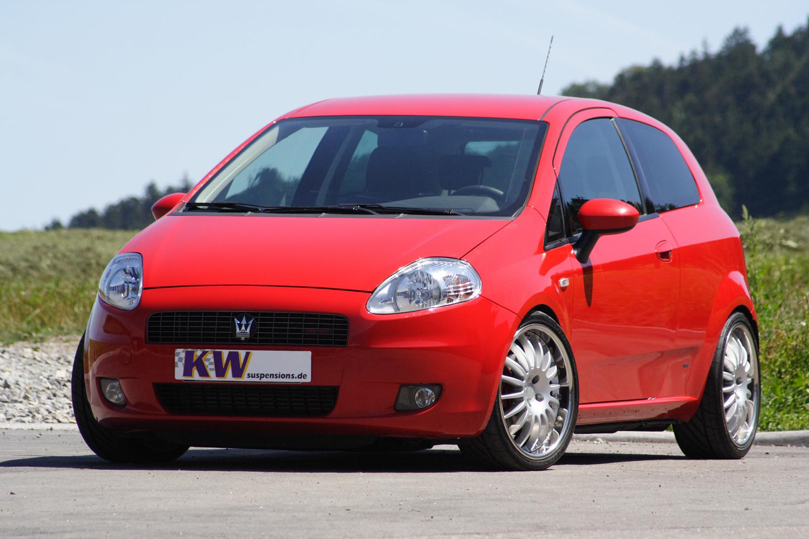 KW Coilover suspension V1 inox FIAT PUNTO (199_) 01/2012-