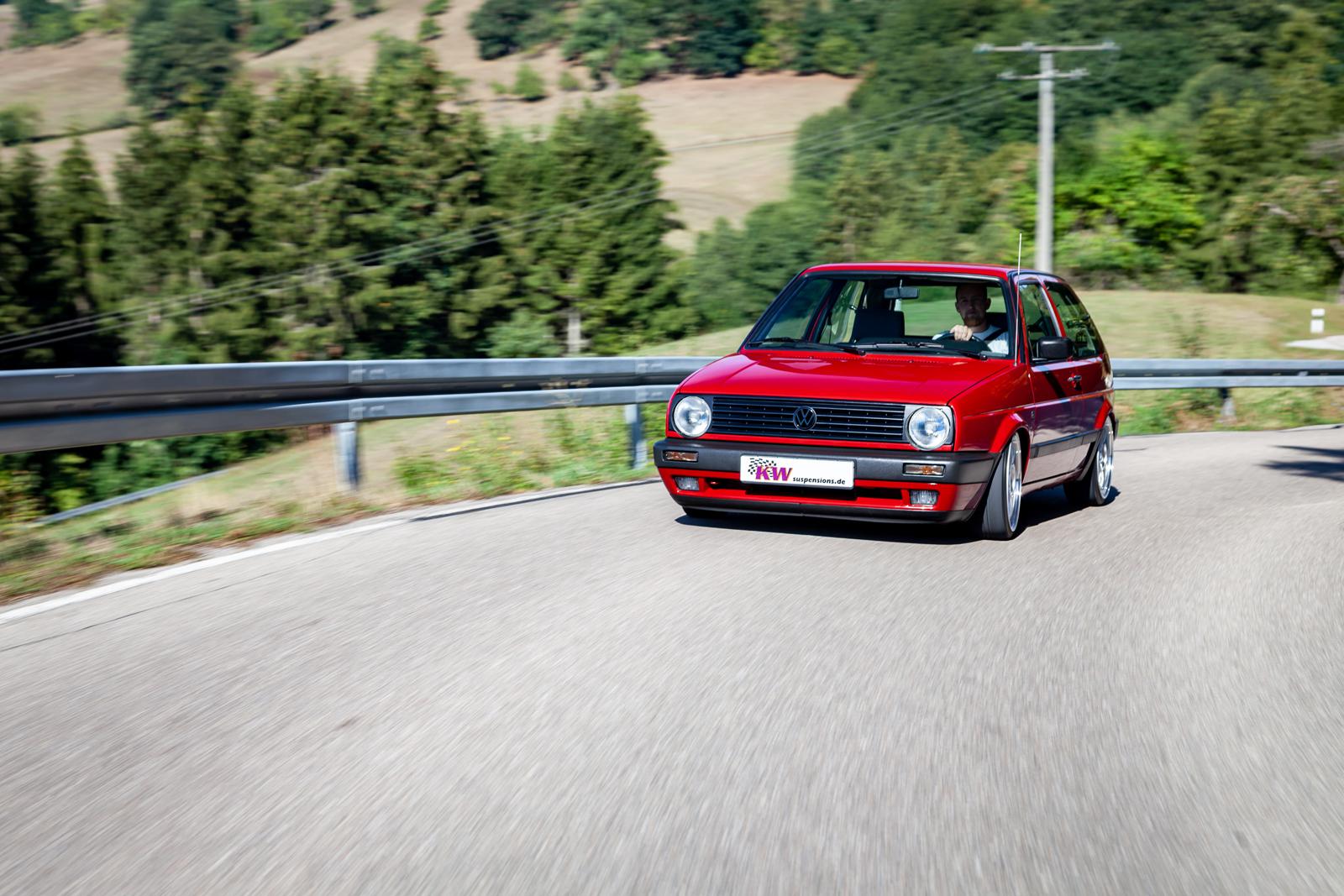 KW Coilover suspension V3 Clubsport incl. top mounts VW GOLF Mk II (19E, 1G1) 08/1983-12/1992 (35280802)