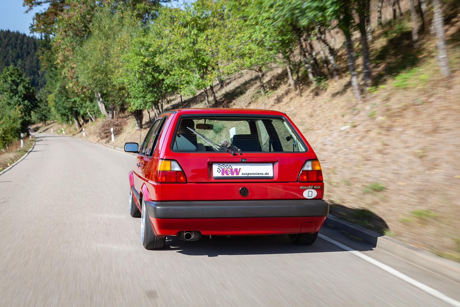 KW Coilover suspension V3 Clubsport incl. top mounts VW GOLF Mk II (19E, 1G1) 08/1983-12/1992 (35280802)