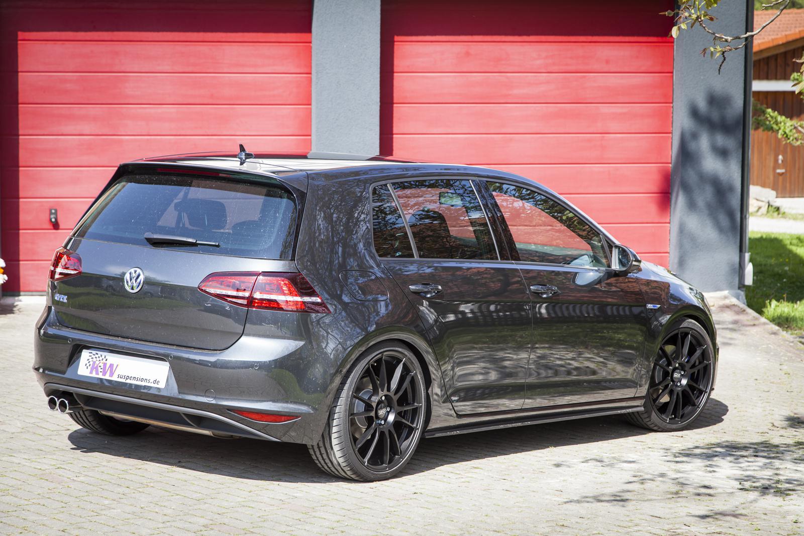 KW Coilover suspension V1 inox (incl. deactivation for electronic dampers) VW GOLF VII (5G1, BQ1, BE1, BE2) 08/2012- (102800AZ)