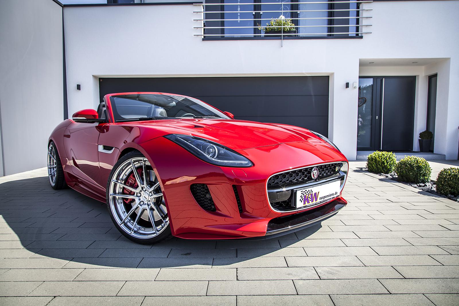 KW Coilover suspension V3 inox JAGUAR F-TYPE Coupe (X152) 09/2013-