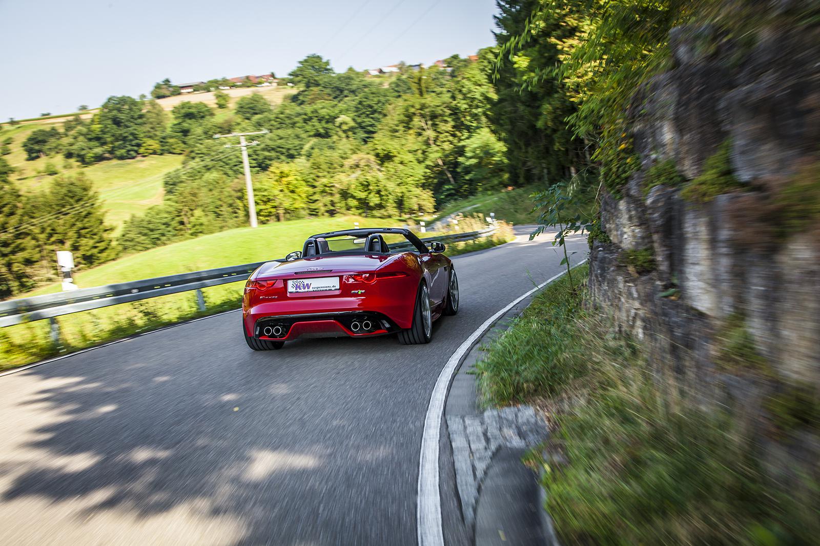 KW Coilover suspension V3 inox JAGUAR F-TYPE Coupe (X152) 09/2013-