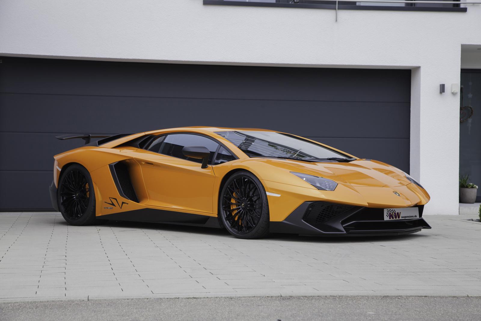 KW Coilover suspension V4 (NOVITEC TORADO) (incl. deactivation for electronic dampers) LAMBORGHINI AVENTADOR Convertible 04/2013-
