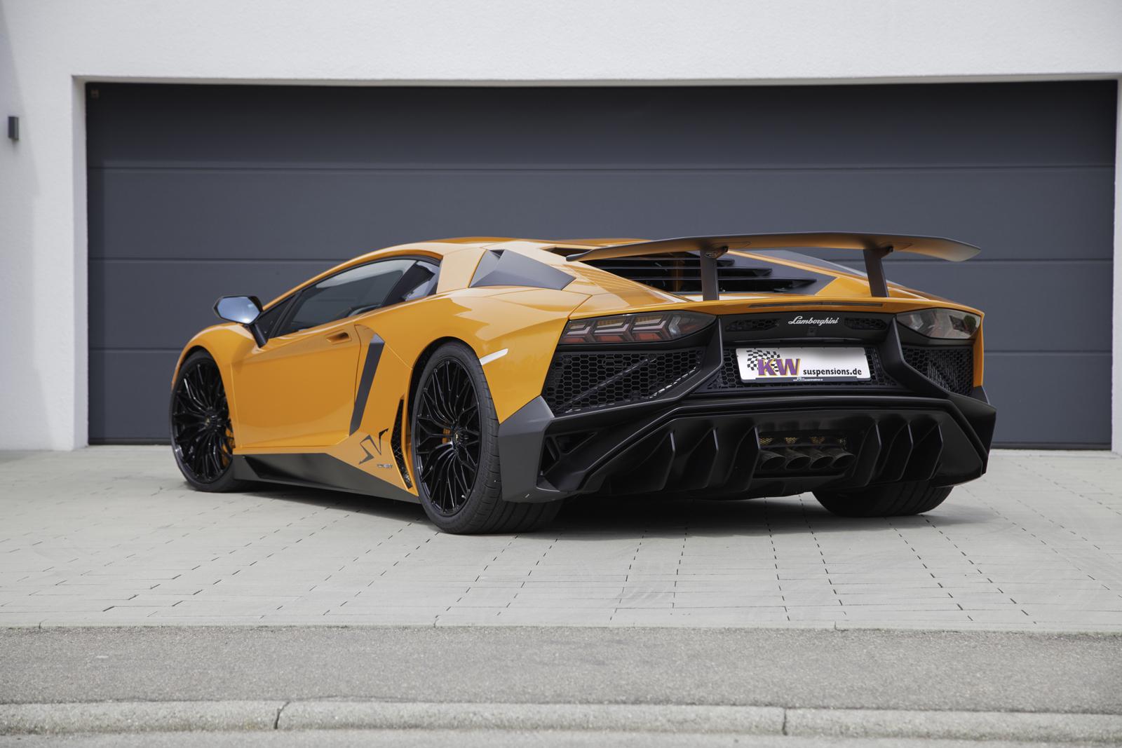 KW Coilover suspension V4 (NOVITEC TORADO) (incl. deactivation for electronic dampers) LAMBORGHINI AVENTADOR Convertible 04/2013-