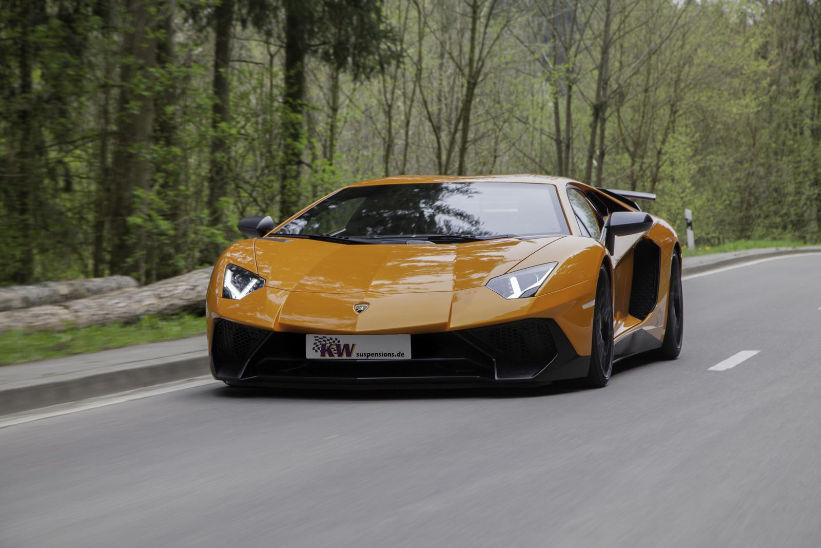 KW Coilover suspension V4 (NOVITEC TORADO) (incl. deactivation for electronic dampers) LAMBORGHINI AVENTADOR Convertible 04/2013-