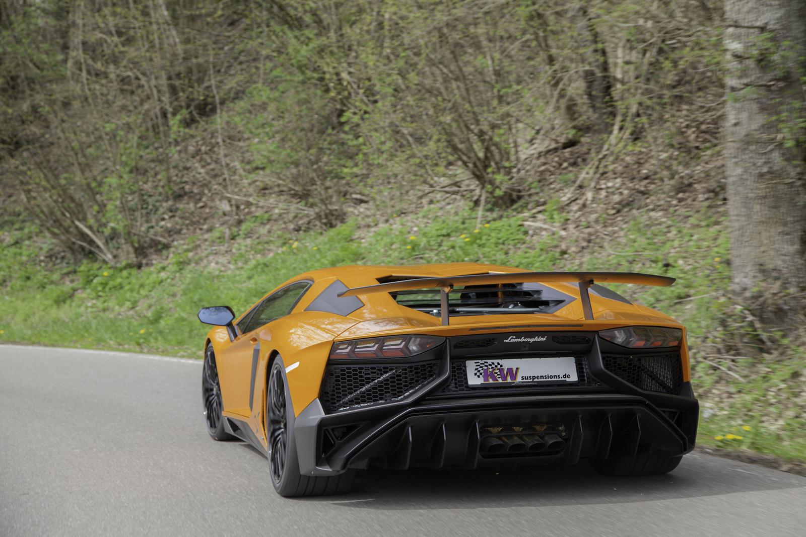 KW Coilover suspension V4 (NOVITEC TORADO) (incl. deactivation for electronic dampers) LAMBORGHINI AVENTADOR Convertible 04/2013-