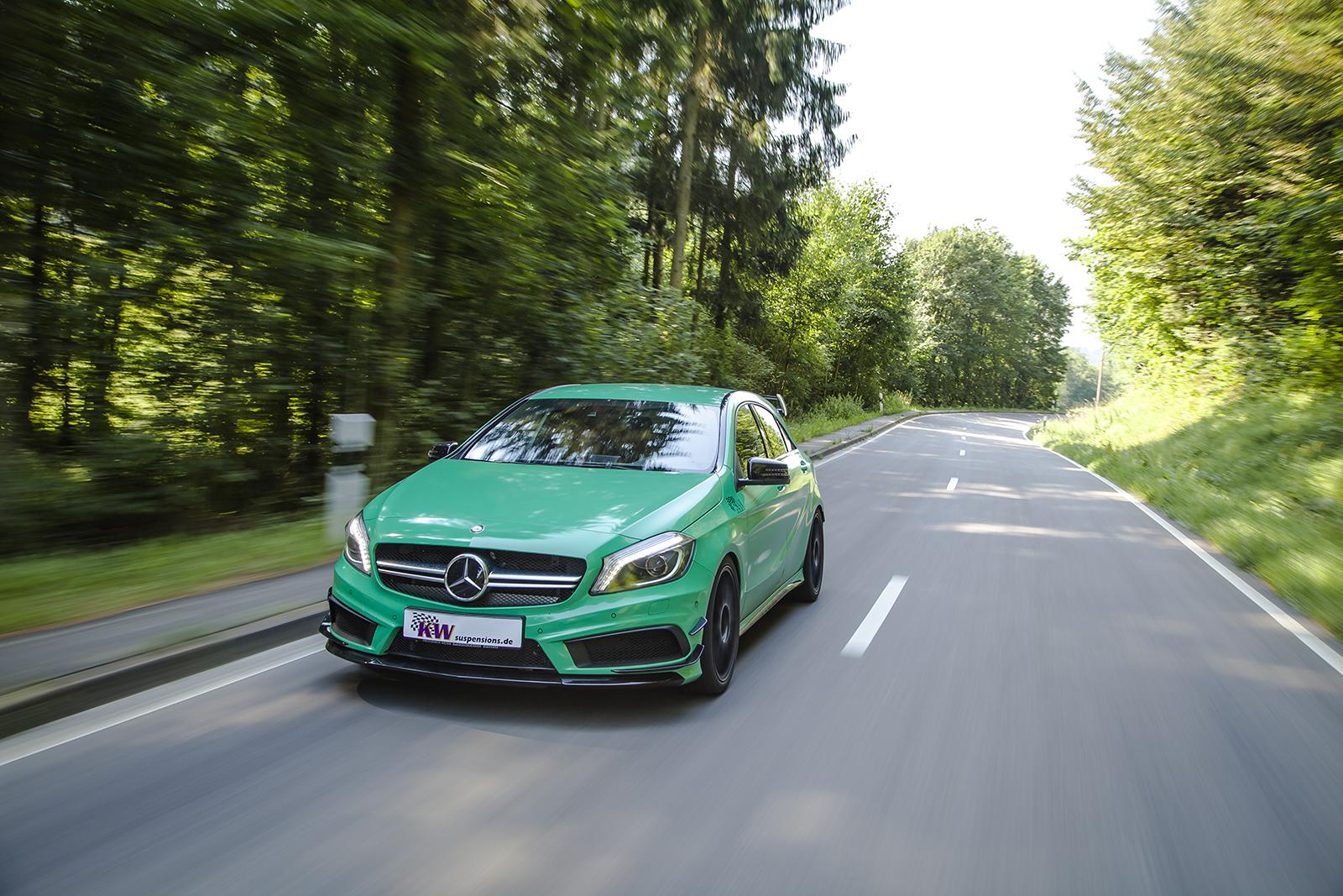 KW Coilover suspension V3 inox (incl. deactivation for electronic dampers) MERCEDES-BENZ A-CLASS (W176) 06/2012-05/2018