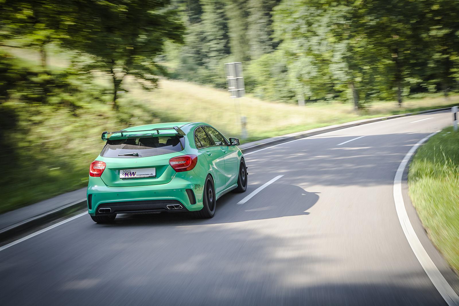 KW Coilover suspension V3 inox (incl. deactivation for electronic dampers) MERCEDES-BENZ A-CLASS (W176) 06/2012-05/2018