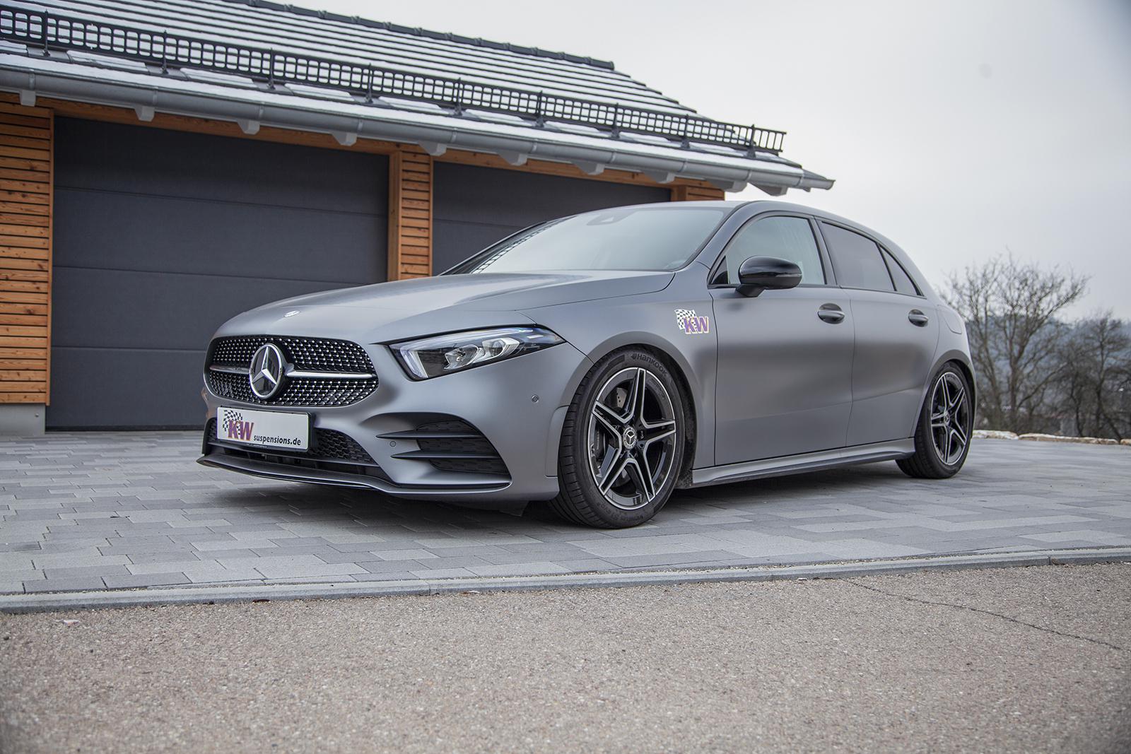 KW Coilover suspension V3 inox (incl. deactivation for electronic dampers) MERCEDES-BENZ A-CLASS (W177) 03/2018- (3522500J)