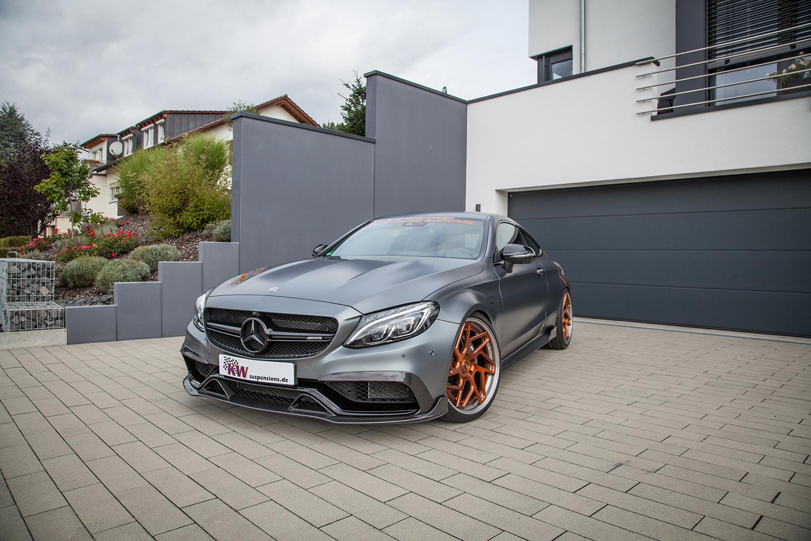 KW Coilover suspension V3 inox MERCEDES-BENZ C-CLASS Coupe (C205) 10/2015-