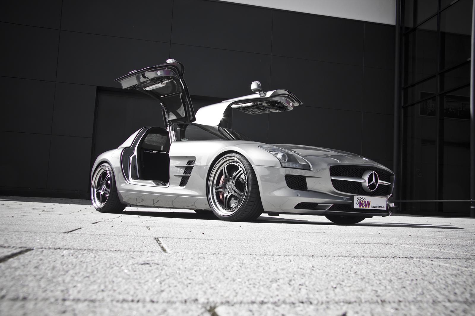 KW DDC - ECU coilovers inox MERCEDES-BENZ SLS AMG Roadster (R197) 06/2011-