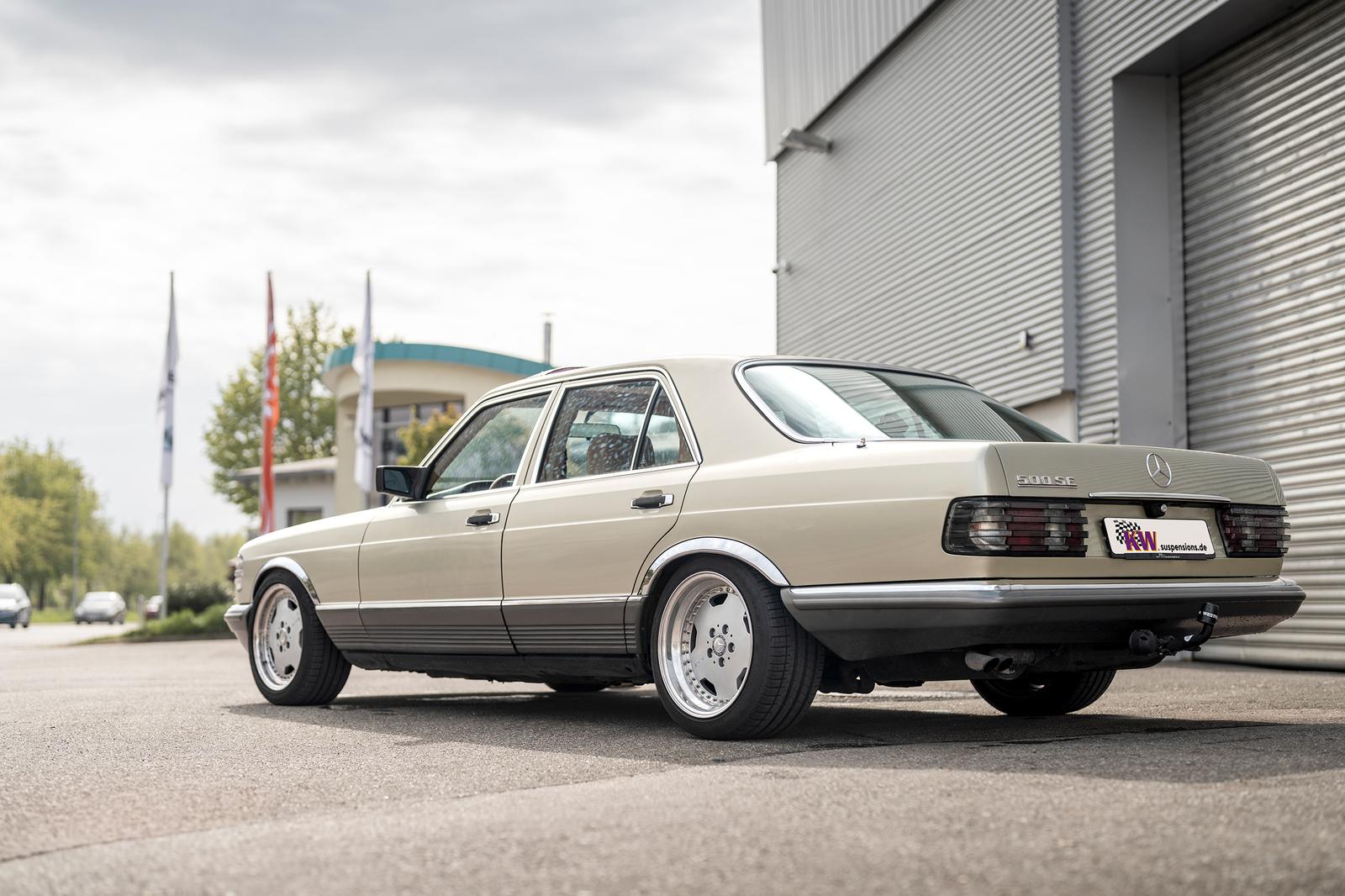 KW Coilover suspension V3 inox Classic Line for W126 Coupe