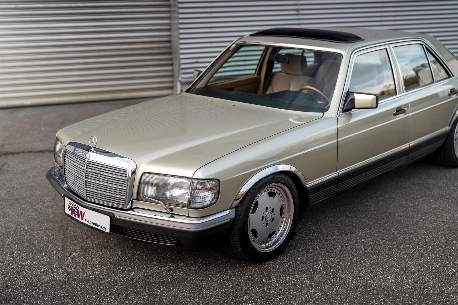 KW Coilover suspension V3 inox Classic Line for W126 Coupe