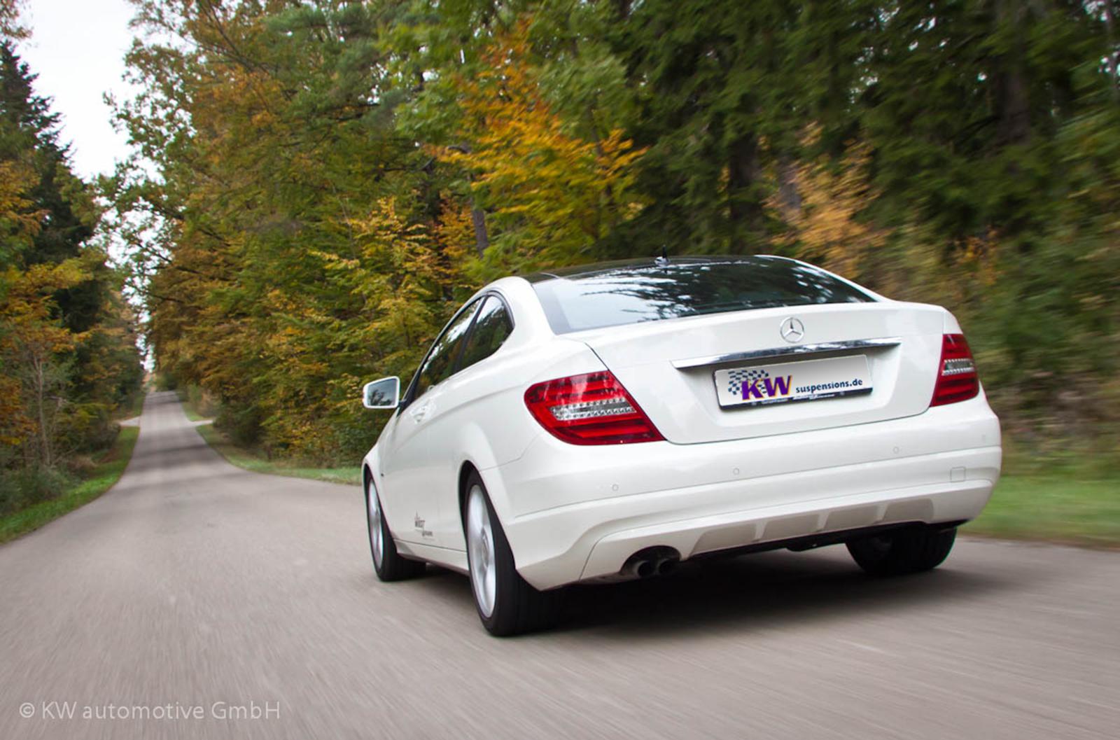 KW Coilover suspension V1 inox (incl. deactivation for electronic dampers) MERCEDES-BENZ C-CLASS Coupe (C204) 01/2011- (10225053)