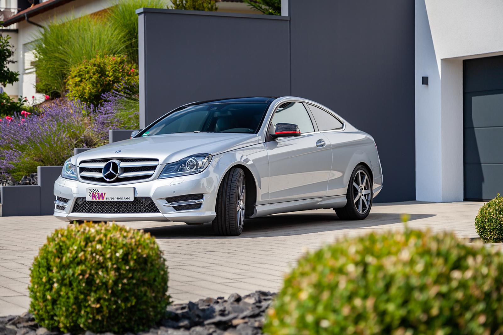 KW Coilover suspension V3 inox MERCEDES-BENZ C-CLASS (W205) 07/2013- (35225073)