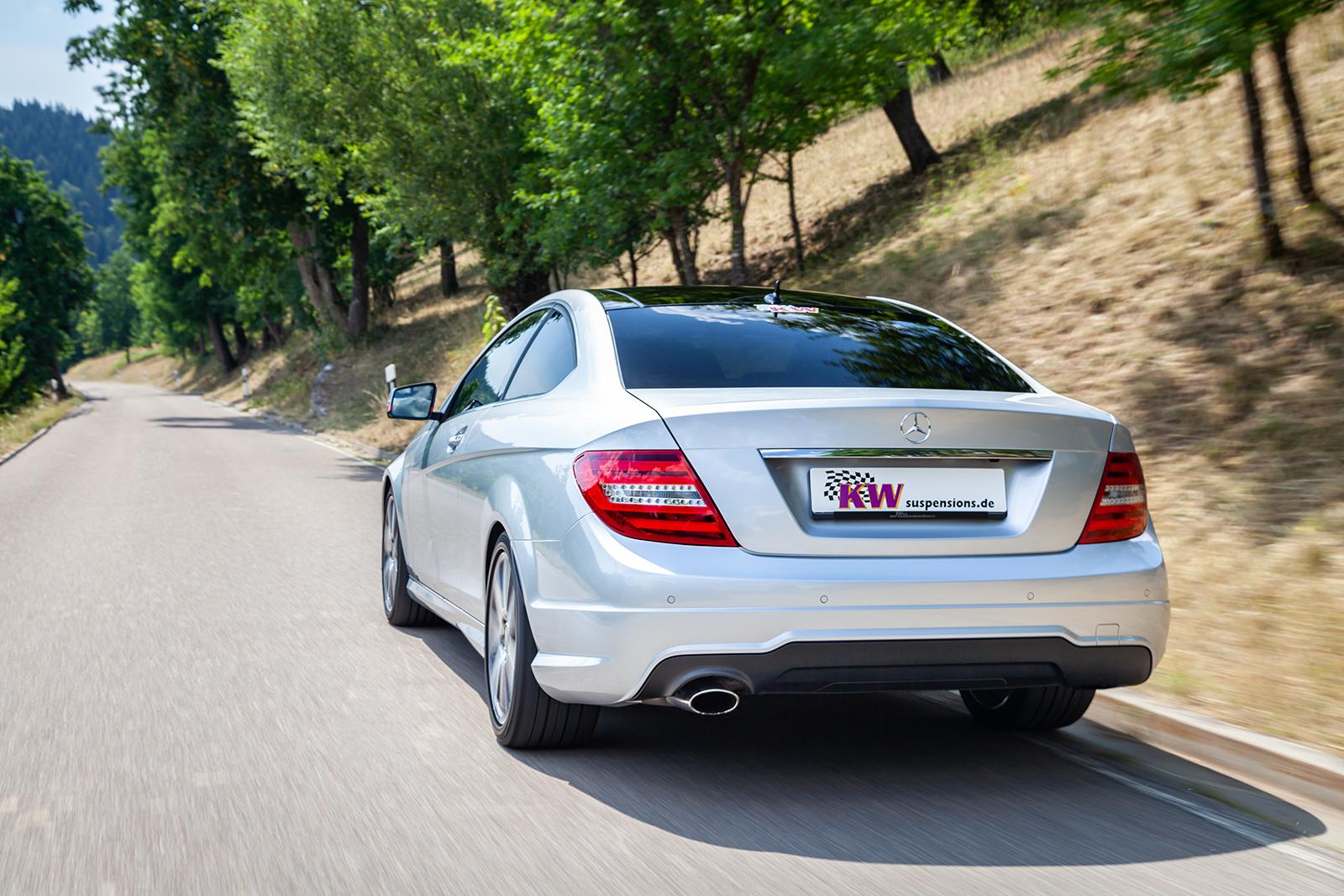 KW Coilover suspension V3 inox MERCEDES-BENZ C-CLASS (W205) 07/2013- (35225073)
