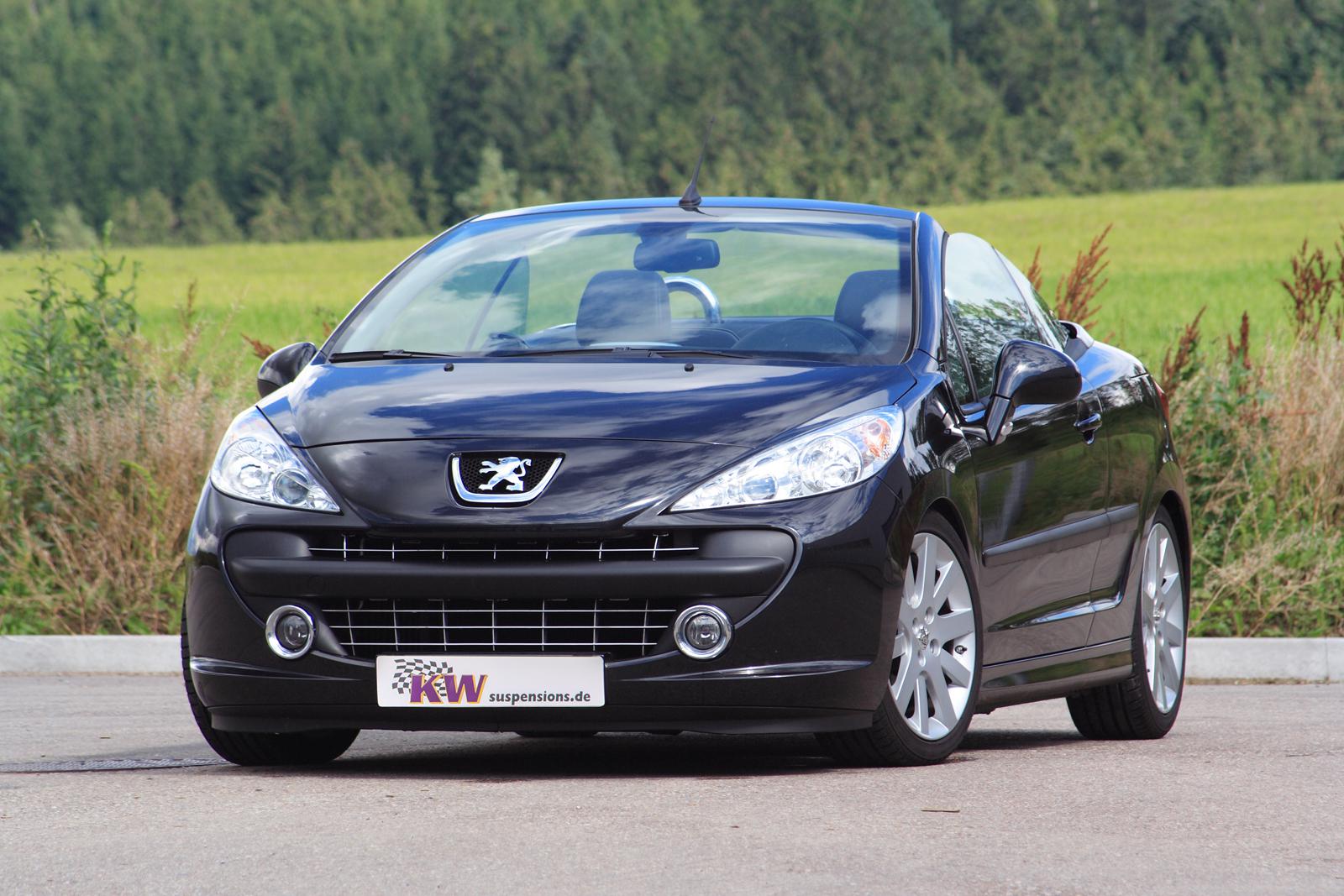 KW Coilover suspension V1 inox PEUGEOT 207 CC (WD_) 02/2007-01/2015