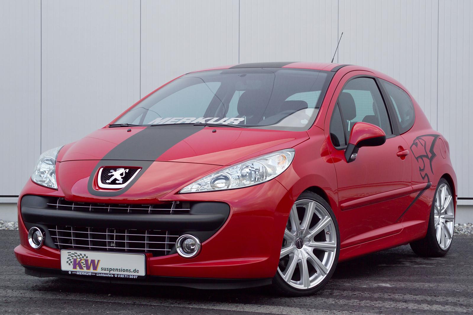 KW Coilover suspension V2 inox PEUGEOT 207 SW (WK_) 02/2007-12/2013