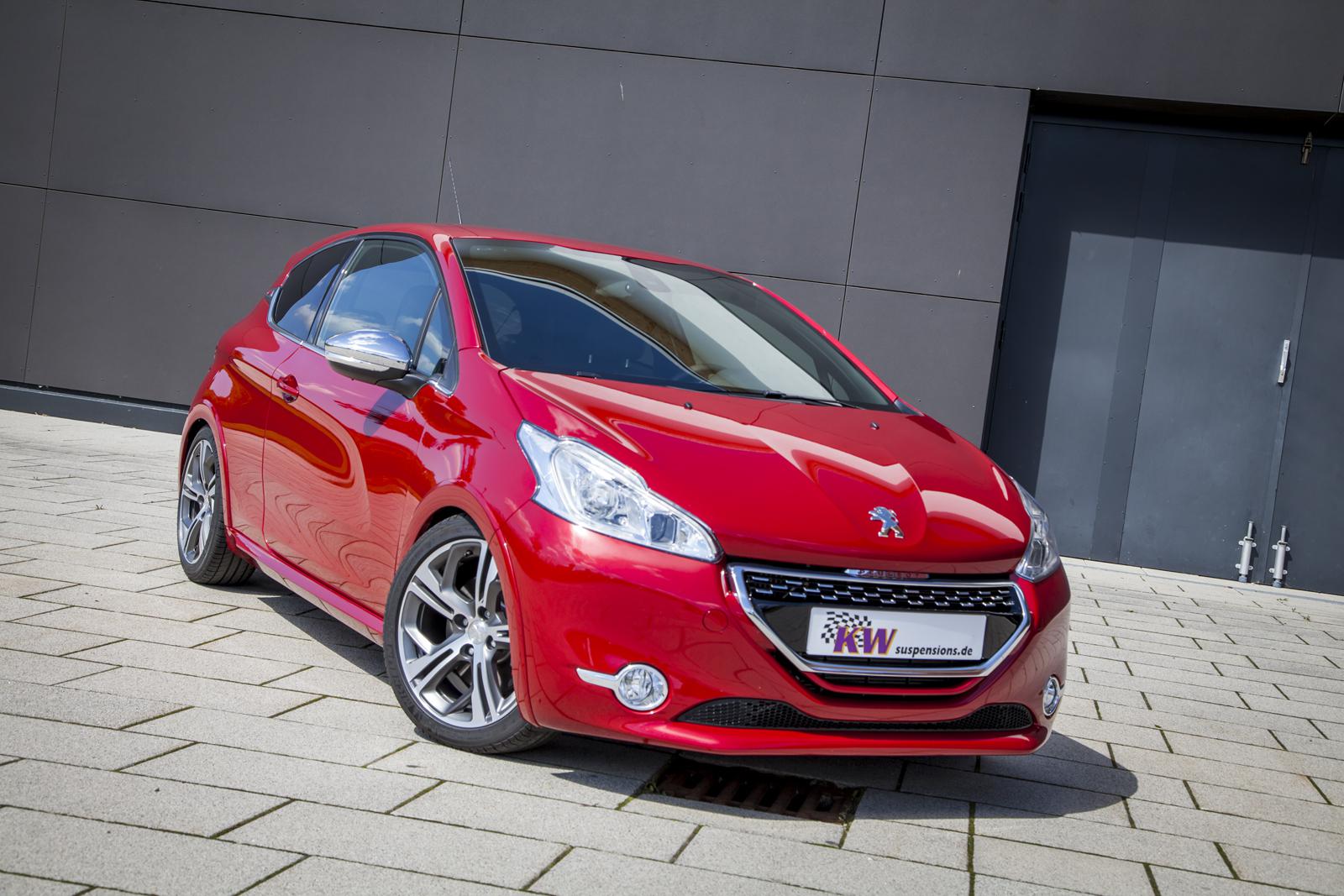 KW Coilover suspension V1 inox PEUGEOT 208 I (CA_, CC_) 03/2012-
