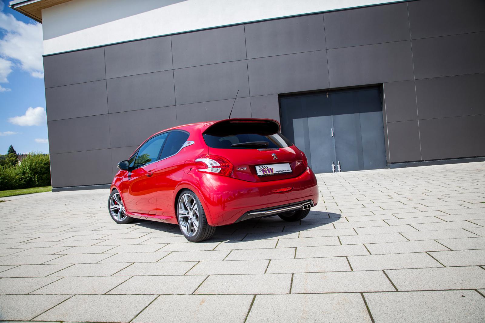 KW Coilover suspension V1 inox PEUGEOT 208 I (CA_, CC_) 03/2012-