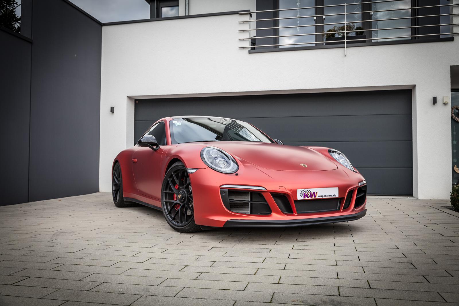 KW Coilover suspension V3 inox (incl. deactivation for electronic dampers) PORSCHE 911 Targa (991) 05/2014- (35271045)