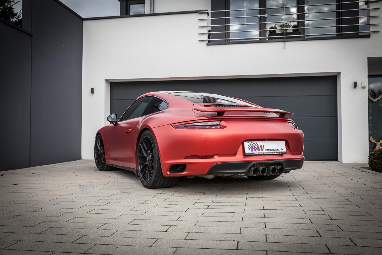 KW Coilover suspension V3 inox (incl. deactivation for electronic dampers) PORSCHE 911 Targa (991) 05/2014- (35271045)