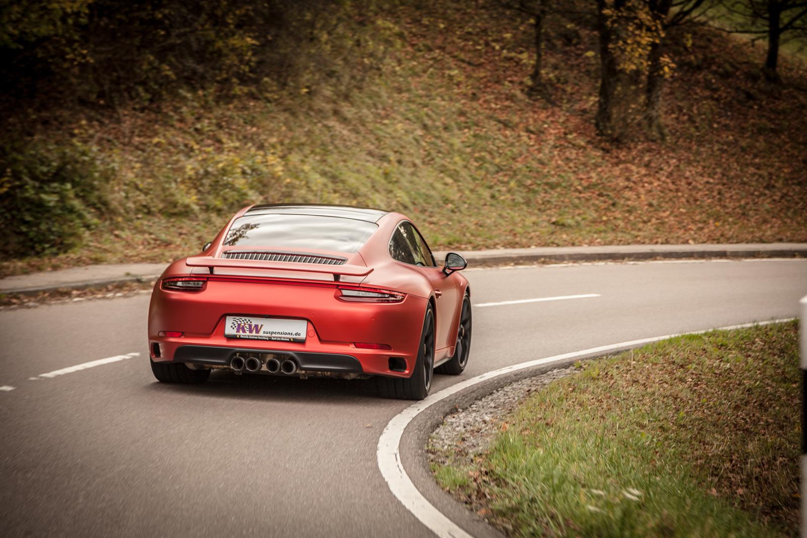KW Coilover suspension V3 inox (incl. deactivation for electronic dampers) PORSCHE 911 Targa (991) 05/2014- (35271045)