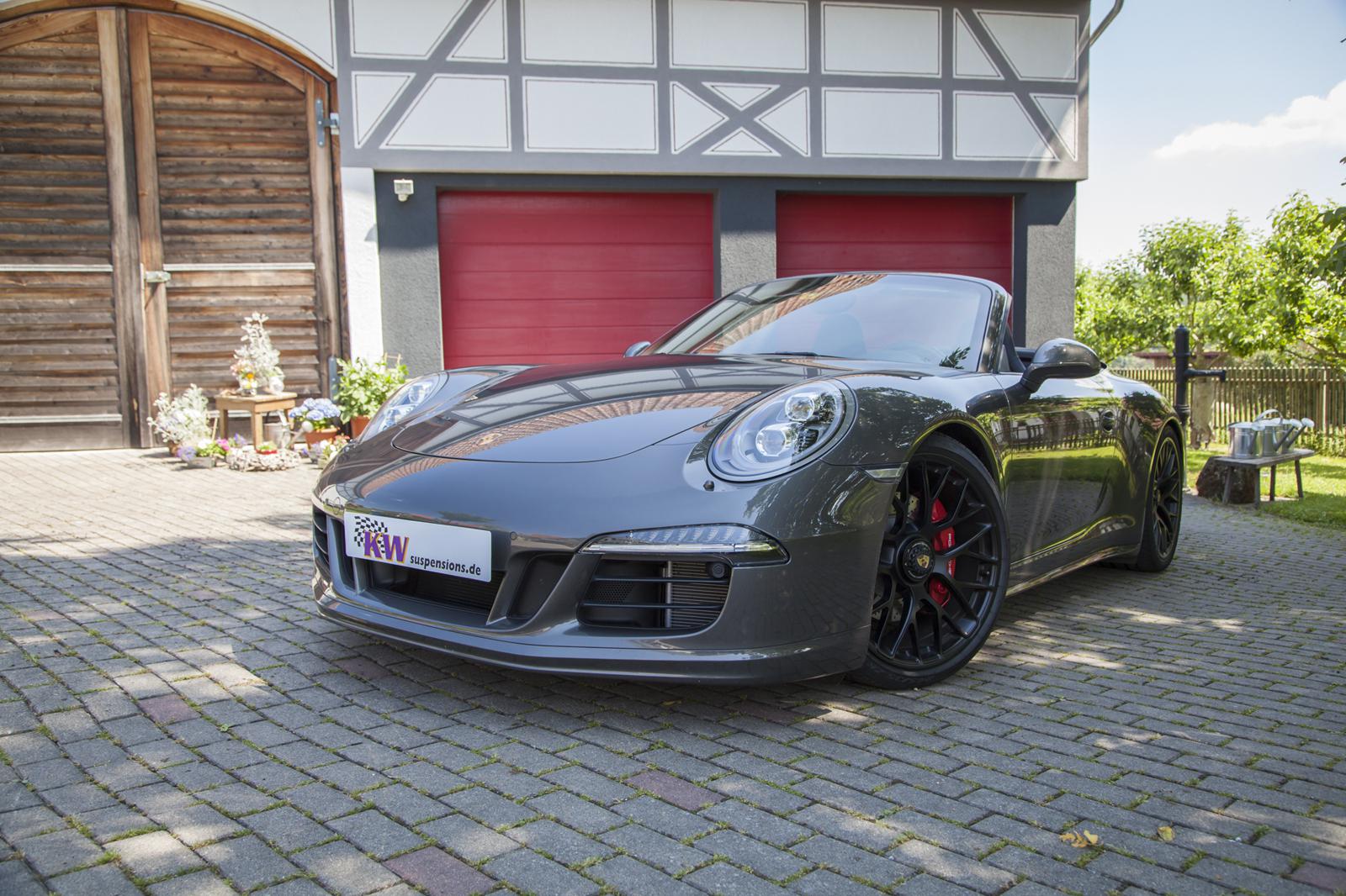 KW Coilover suspension V3 inox (incl. deactivation for electronic dampers) PORSCHE 911 Targa (991) 05/2014- (35271045)