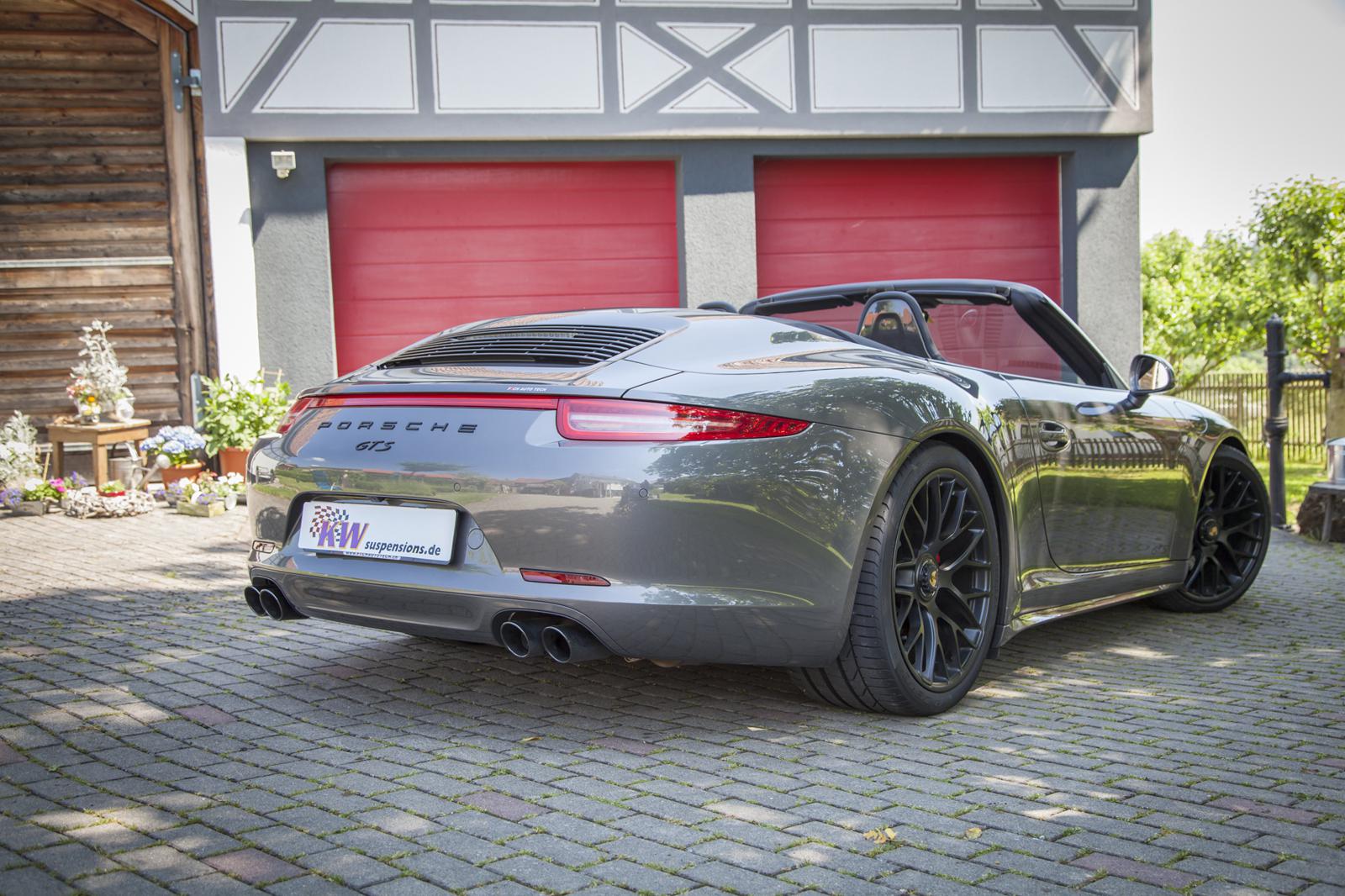 KW Coilover suspension V3 inox (incl. deactivation for electronic dampers) PORSCHE 911 Targa (991) 05/2014- (35271045)