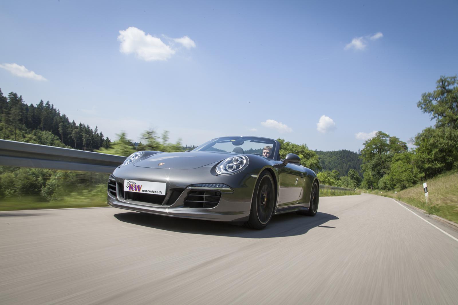 KW Coilover suspension V3 inox (incl. deactivation for electronic dampers) PORSCHE 911 Targa (991) 05/2014- (35271045)