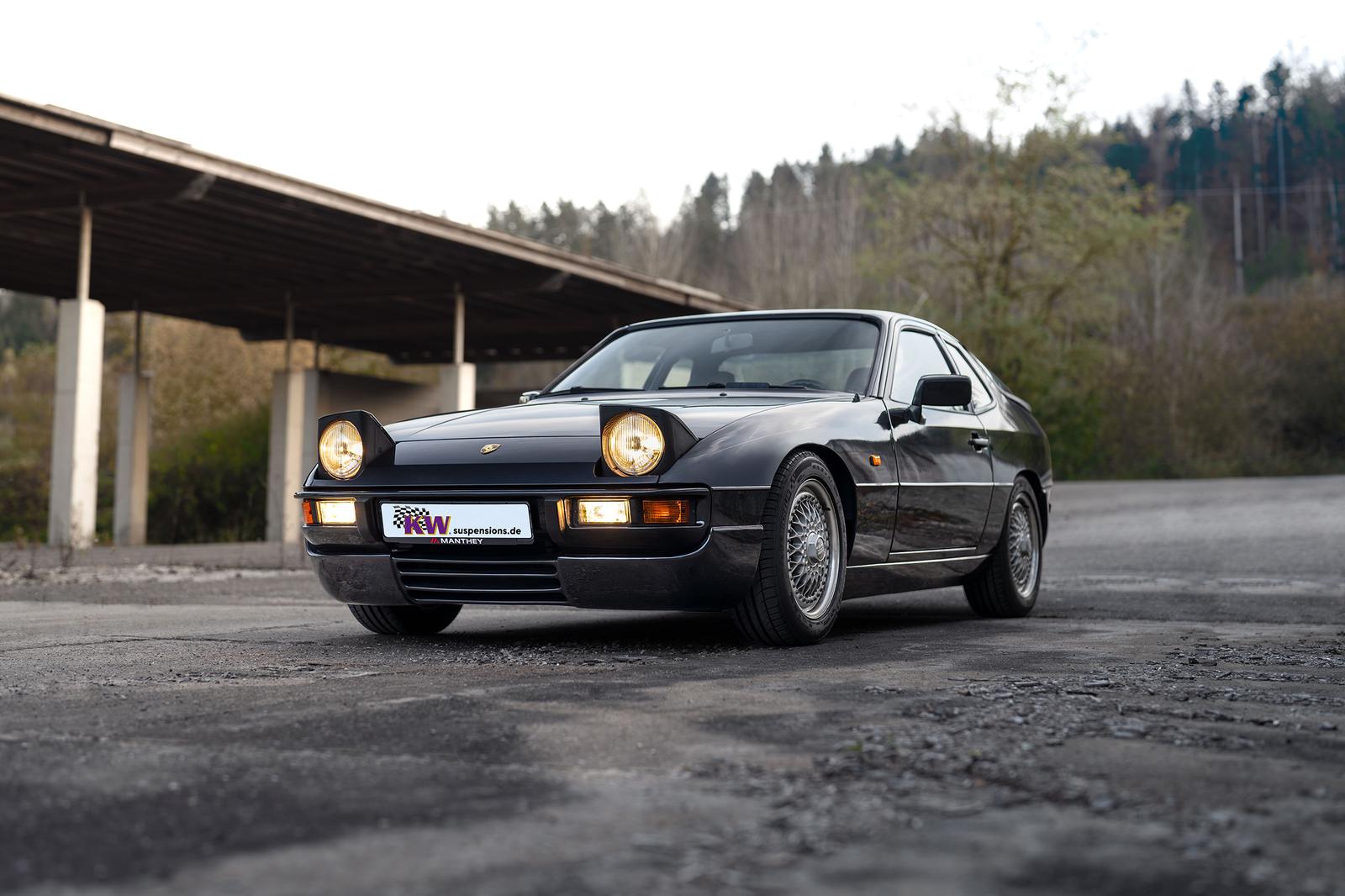 KW Coilover suspension V3 inox for Porsche 924 11/1975-08/1989