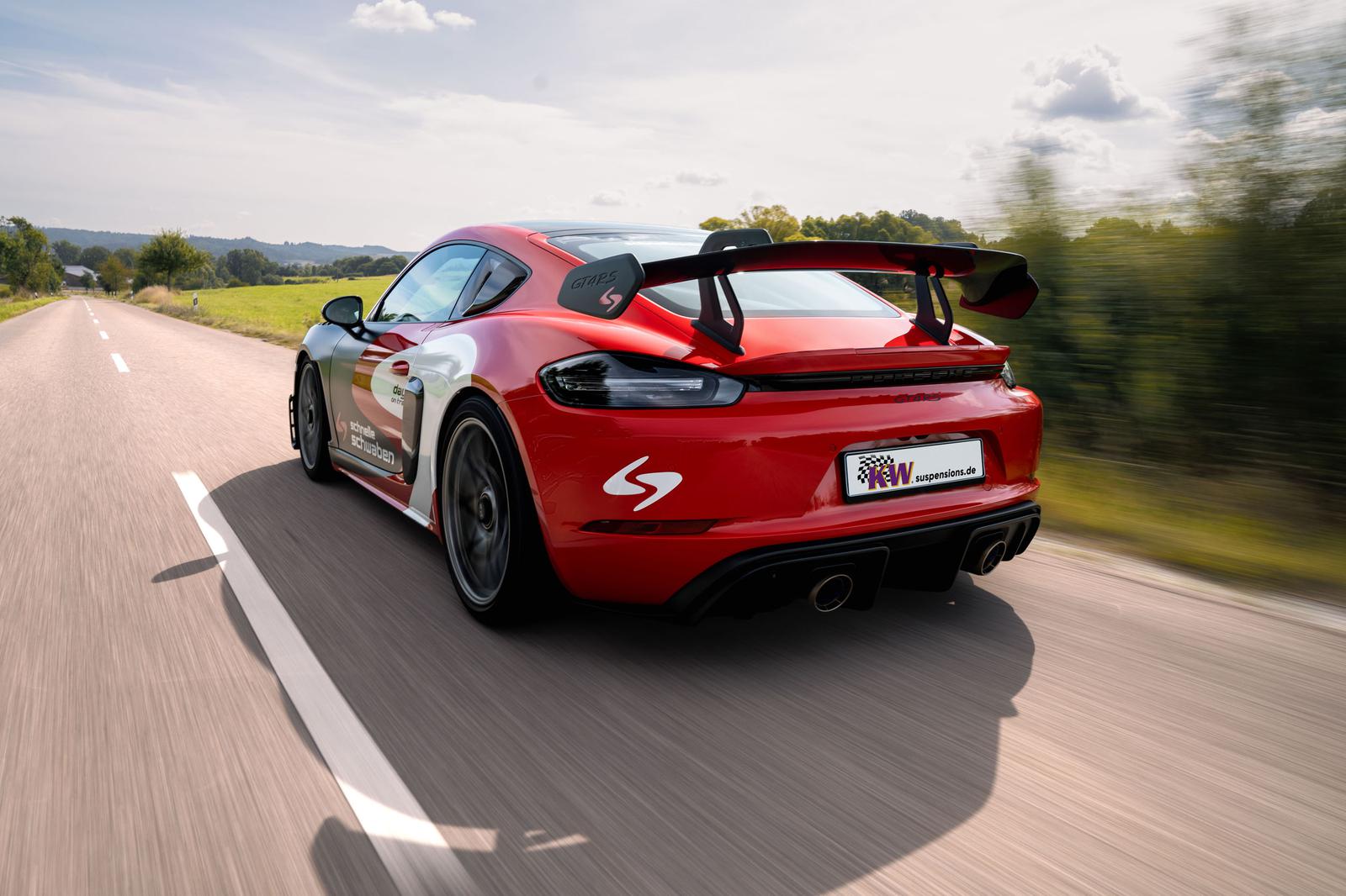 KW Coilover Suspension V4 Racing for 718 CAYMAN (982) 04/2016-