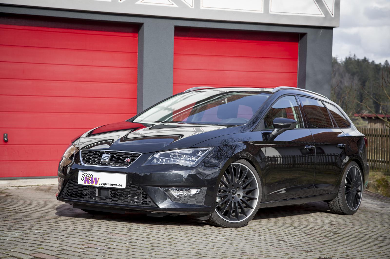 KW Coilover suspension V3 inox (incl. deactivation for electronic dampers) SEAT LEON ST (5F8) 09/2012- (35281048)