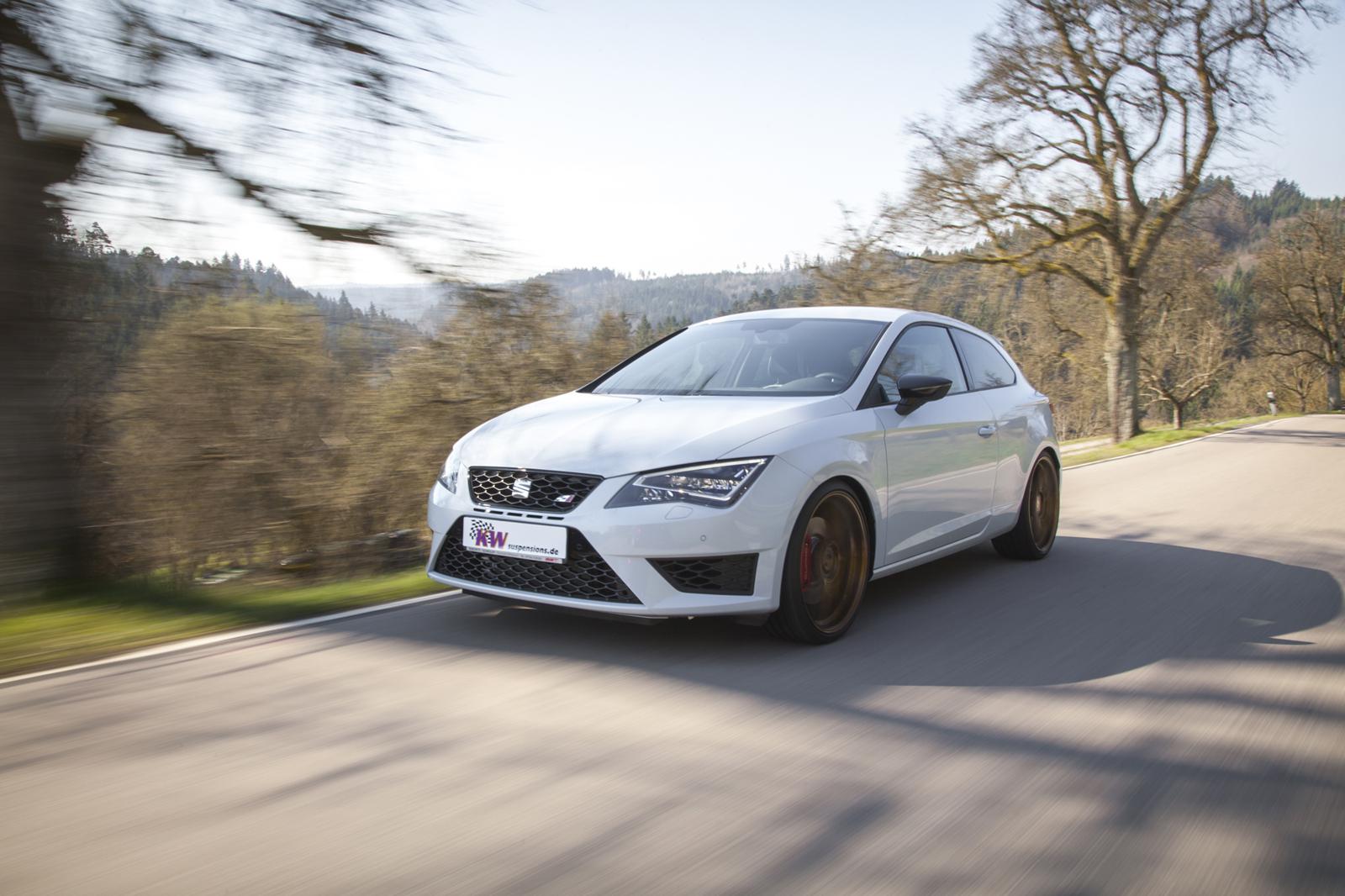 KW Coilover suspension V2 inox SEAT LEON (5F1) 09/2012- (1528000N)