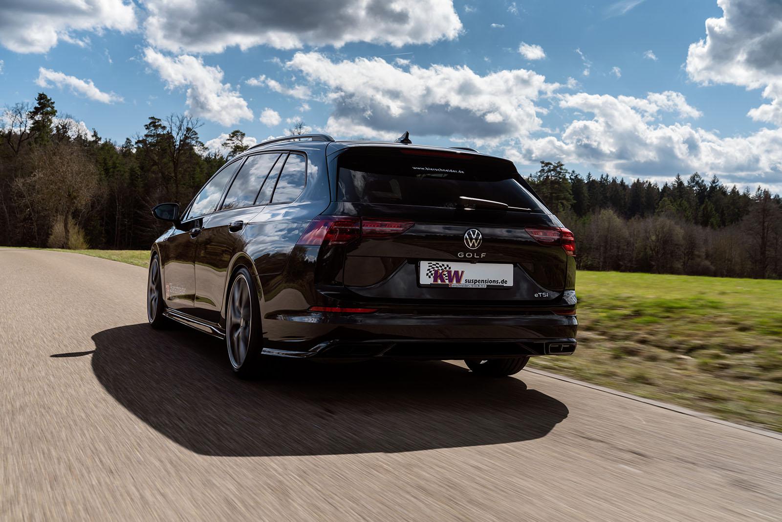 KW Coilover suspension V1 inox (incl. deactivation for electronic dampers) VW GOLF VIII (CD1) 07/2019- (102100DM)