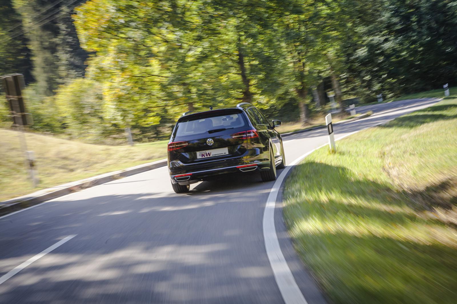 KW Coilover suspension V1 inox (incl. deactivation for electronic dampers) VW PASSAT Estate (3G5, CB5) 08/2014- (102800AR)