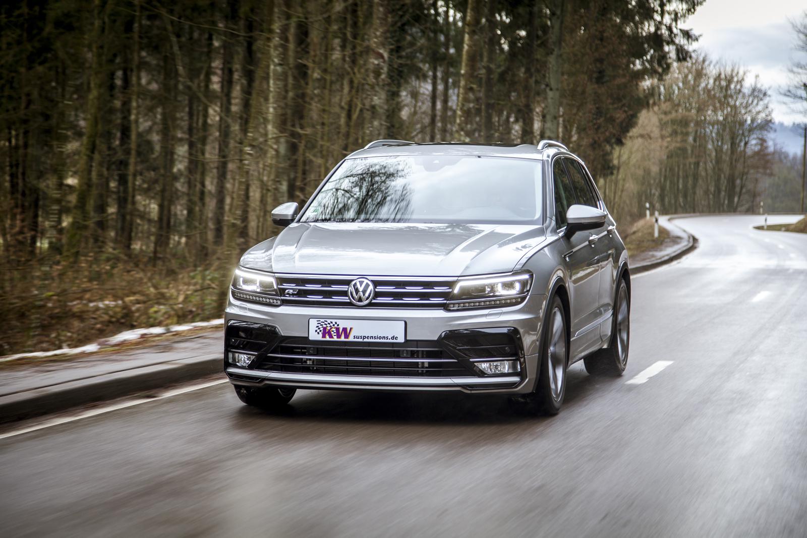 KW Coilover suspension V3 inox (incl. deactivation for electronic dampers) VW TIGUAN (AD1) 01/2016- (352800BD)