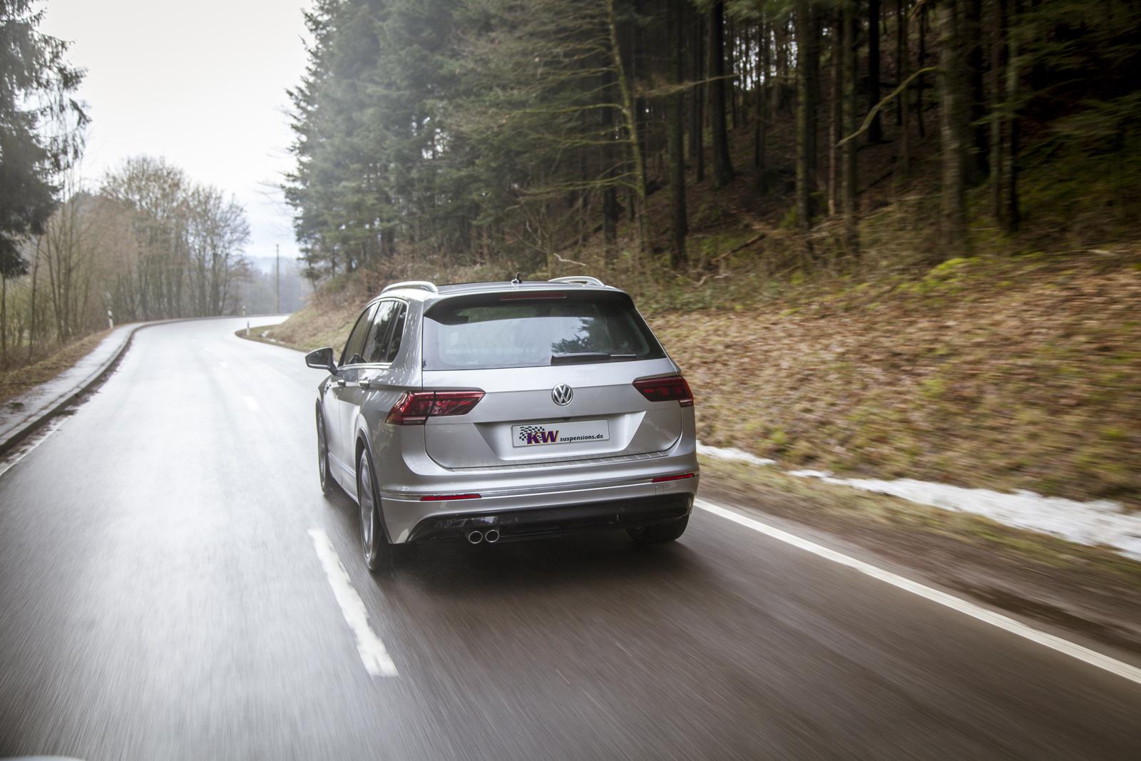 KW Coilover suspension V3 inox (incl. deactivation for electronic dampers) VW TIGUAN (AD1) 01/2016- (352800BD)