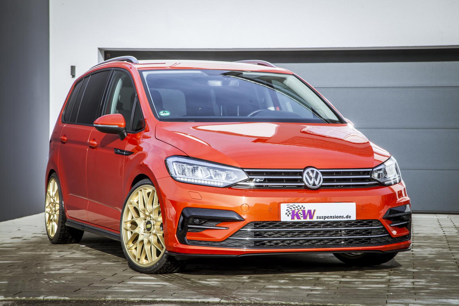 KW Coilover suspension V2 inox (incl. deactivation for electronic dampers) VW TOURAN (5T1) 05/2015- (152800BT)