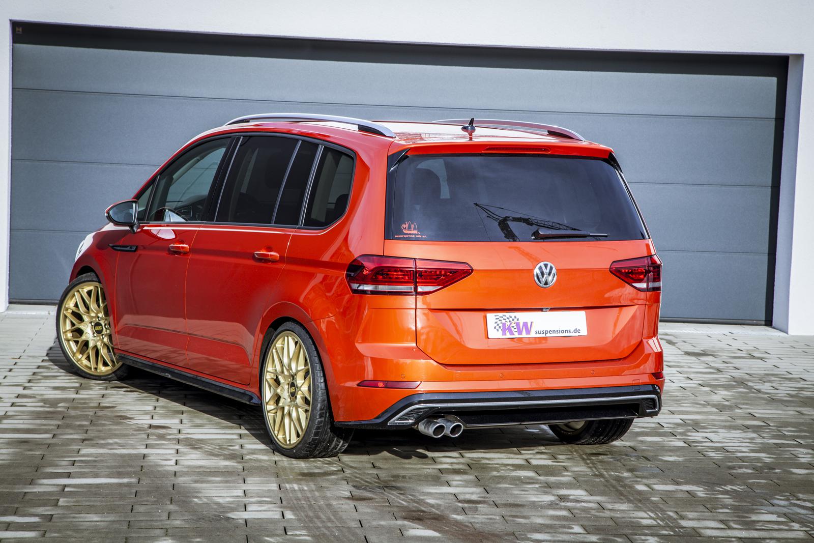 KW Coilover suspension V2 inox (incl. deactivation for electronic dampers) VW TOURAN (5T1) 05/2015- (152800BT)
