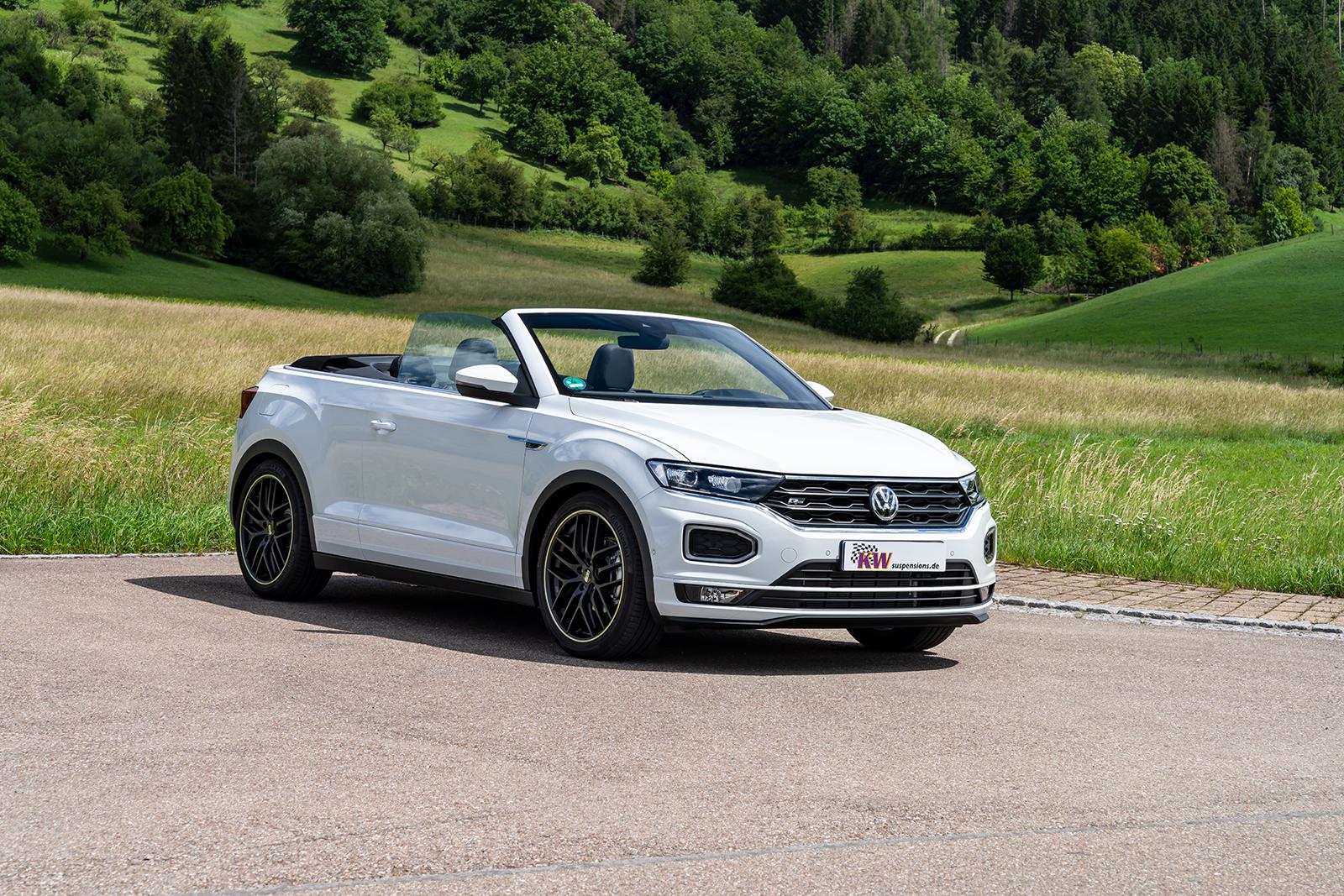 KW Coilover suspension V1 inox (incl. deactivation for electronic dampers) VW T-ROC (A11) 07/2017- (102800BZ)