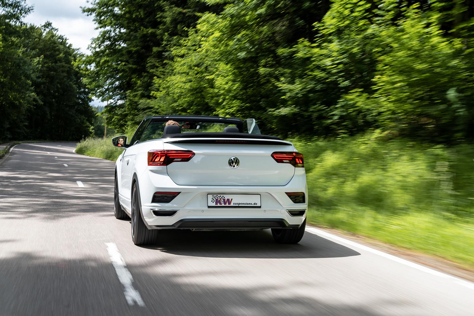 KW Coilover suspension V3 inox (incl. deactivation for electronic dampers) VW T-ROC (A11) 07/2017- (352800BZ)