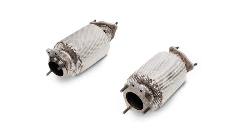 Akrapovic Link Pipe Set without Cat - Chevrolet Corvette Stingray (C8)