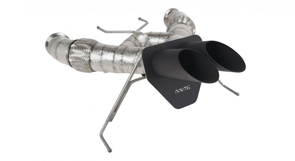 Novitec McLaren Senna | Power Optimised Race Exhaust System GTR - Gold Plated Inconel