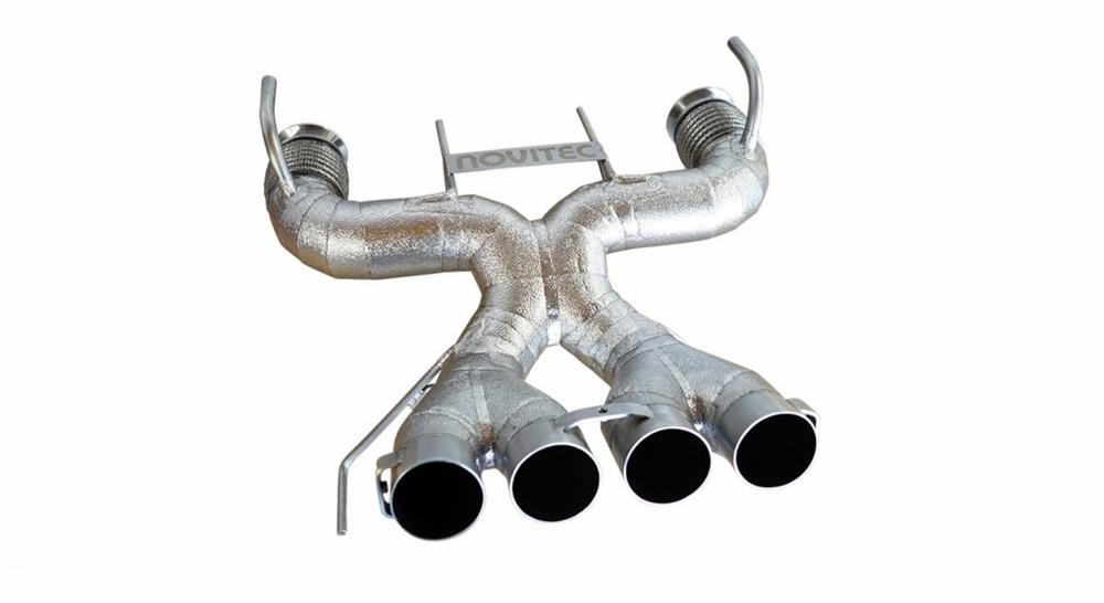 Novitec McLaren 765LT | Power Optimised Race Exhaust System - Gold Plated Inconel