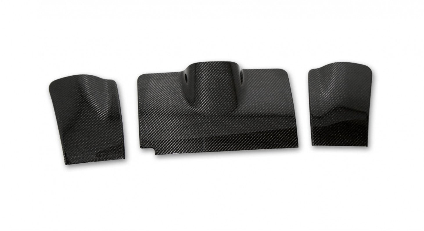 Ferrari 488 Spider/GTB | Novitec Cover For Rear Diffusor Air-Opening (3 Parts) - Visible Ferrari Carbon