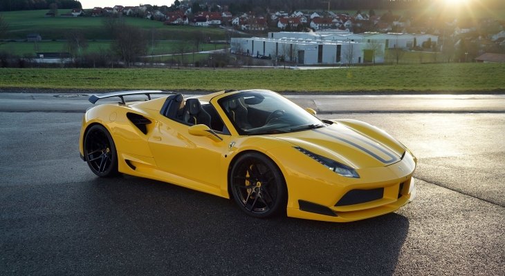 Ferrari 488 Spider/Pista/Pista Spider/GTB | Novitec Hydraulic Adjustment In Combination With Suspension Springs