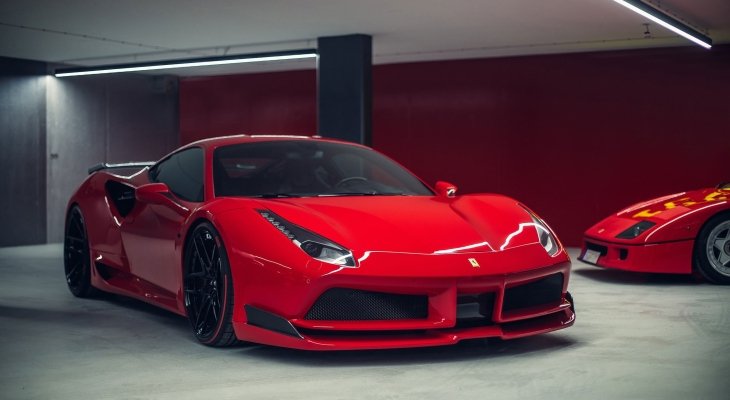 Ferrari 488 Spider/Pista/Pista Spider/GTB | Novitec Hydraulic Adjustment In Combination With Suspension Springs
